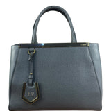 Fendi Grey Leather 2Jours Tote/Hand Bag