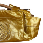 Loewe Metallic Gold Nappa Aire Handbag