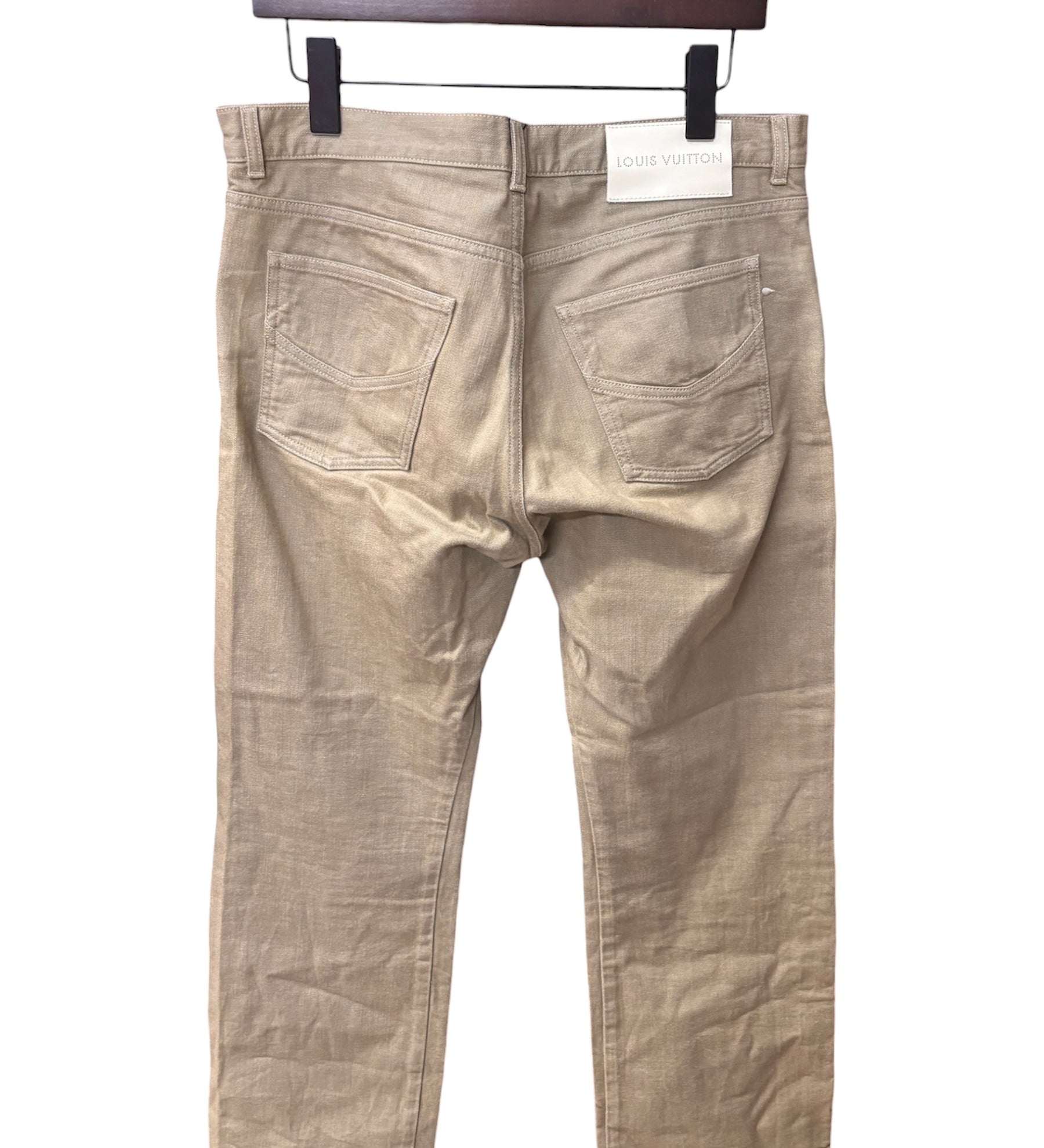 Louis Vuitton Khakhi Cotton Trousers