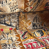 Prada Vintage Limited Edition Venetian Scene Canvas Tote Bag