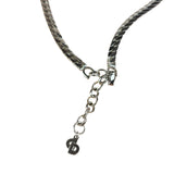 Christian Dior Vintage Rhinestone Crescent Smile Necklace