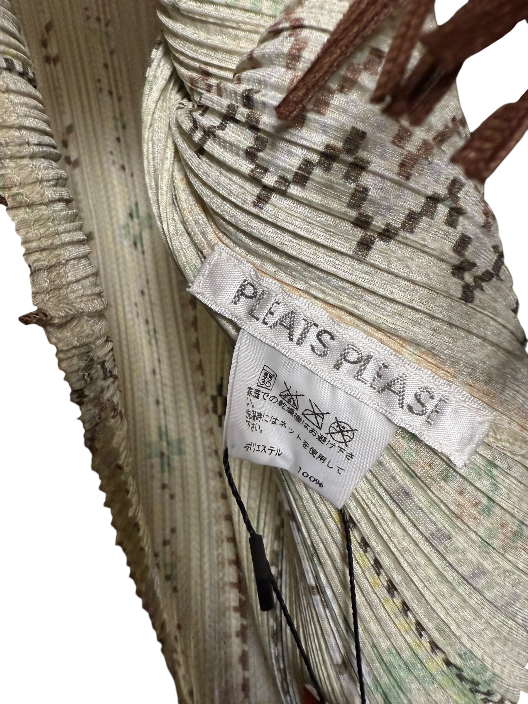 Issey Miyake Pleats Please Patterned Sleeveless Top