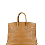 Hermes Birkin 35 Gold Brown Togo Leather Handbag 2001
