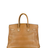 Hermes Birkin 35 Gold Brown Togo Leather Handbag 2001