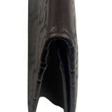 Gucci GG Brown Leather Guccissima Long Wallet