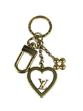Louis Vuitton My LOve Gold Heart Charm Key Holder