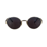 Chanel Vintage Silver Round Frame Sunglasses