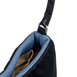 Prada Vintage Satin Black Pochette