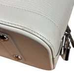 Louis Vuitton White Epi Leather Alma Hand Bag PM