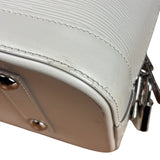 Louis Vuitton White Epi Leather Alma Hand Bag PM