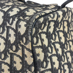 Christian Dior Vintage Black Trotter Boston Bag