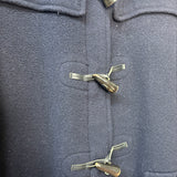 Burberry Vintage Navy Wool Long Coat