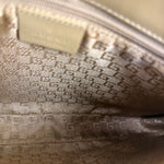 Gucci Vintage Beige Patent Leather Lady Lock Jackie Shoulder Bag