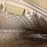 Gucci Vintage Beige Patent Leather Lady Lock Jackie Shoulder Bag
