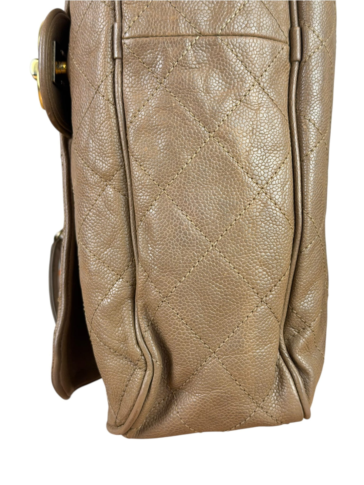 Chanel Brown Caviar Jumbo Easy Flap 2012