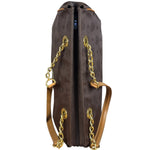 MCM Brown Nylon/Leather Visetos Monogram Shoulder/Tote Bag