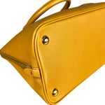 Prada Saffiano Promenade Handbag Mustard