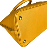 Prada Saffiano Promenade Handbag Mustard