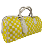 Louis Vuitton Cream/Yellow Damier Cubic Printemps Etè Speedy 2013