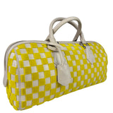 Louis Vuitton Cream/Yellow Damier Cubic Printemps Etè Speedy 2013