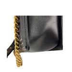 Chanel Black Caviar Leather Boy Bag