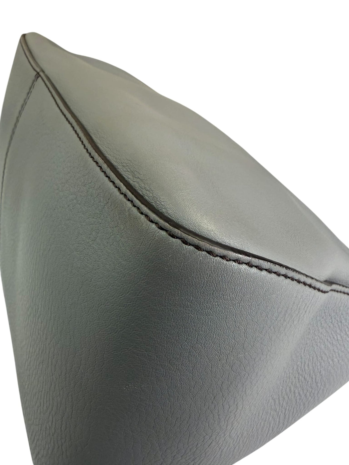 Fendi Grey Leather Shoulder Bag