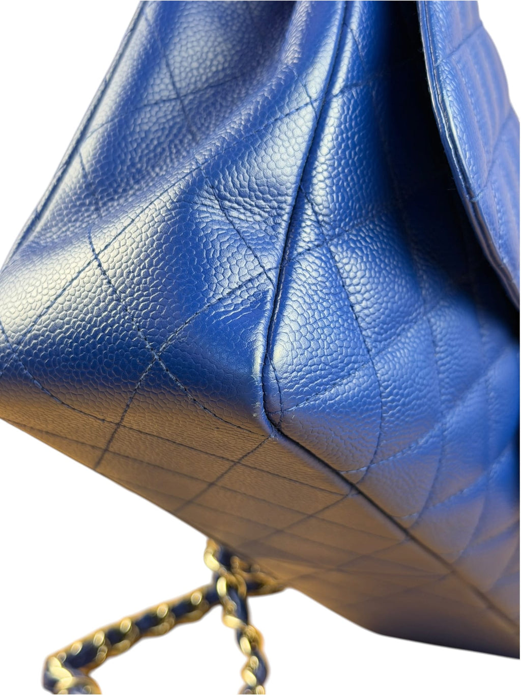 Chanel Royal Blue Caviar M Flap 2009