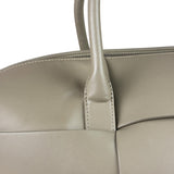Bottega Veneta Olive Green Leather Intrecciato Arco Two-Way Bag