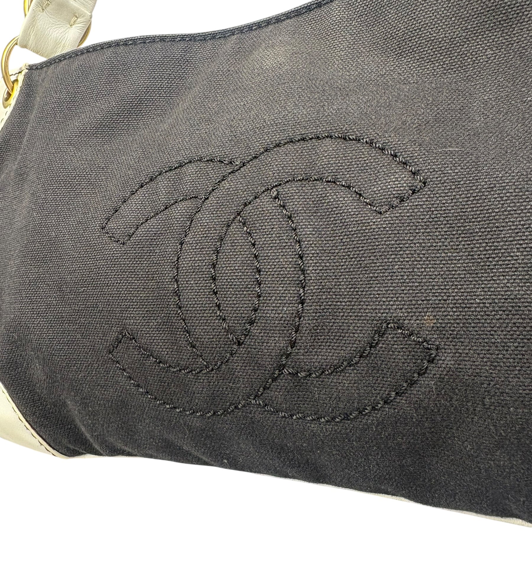 Chanel Olsen CC Canvas Shoulder Bag 2003