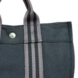 Hermes Black Fourre Tout Canvas Tote