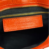Balenciaga Red Leather Mini City Bag