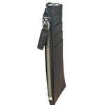 Balenciaga Black Leather Perforated Cash/Card Case Keychain
