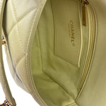 Chanel Yellow Caviar Leather Mini Flap Bag