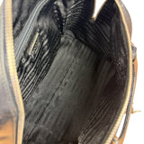 Prada Vintage Black Leather Mini Boston Bag