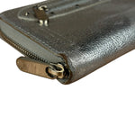 Louis Vuitton Vintage Suhali Silver Leather Zippy Wallet