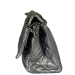 Chanel Metallic Silver Quilted Leather 2.55 Reissue Double Flap Bag 2008
