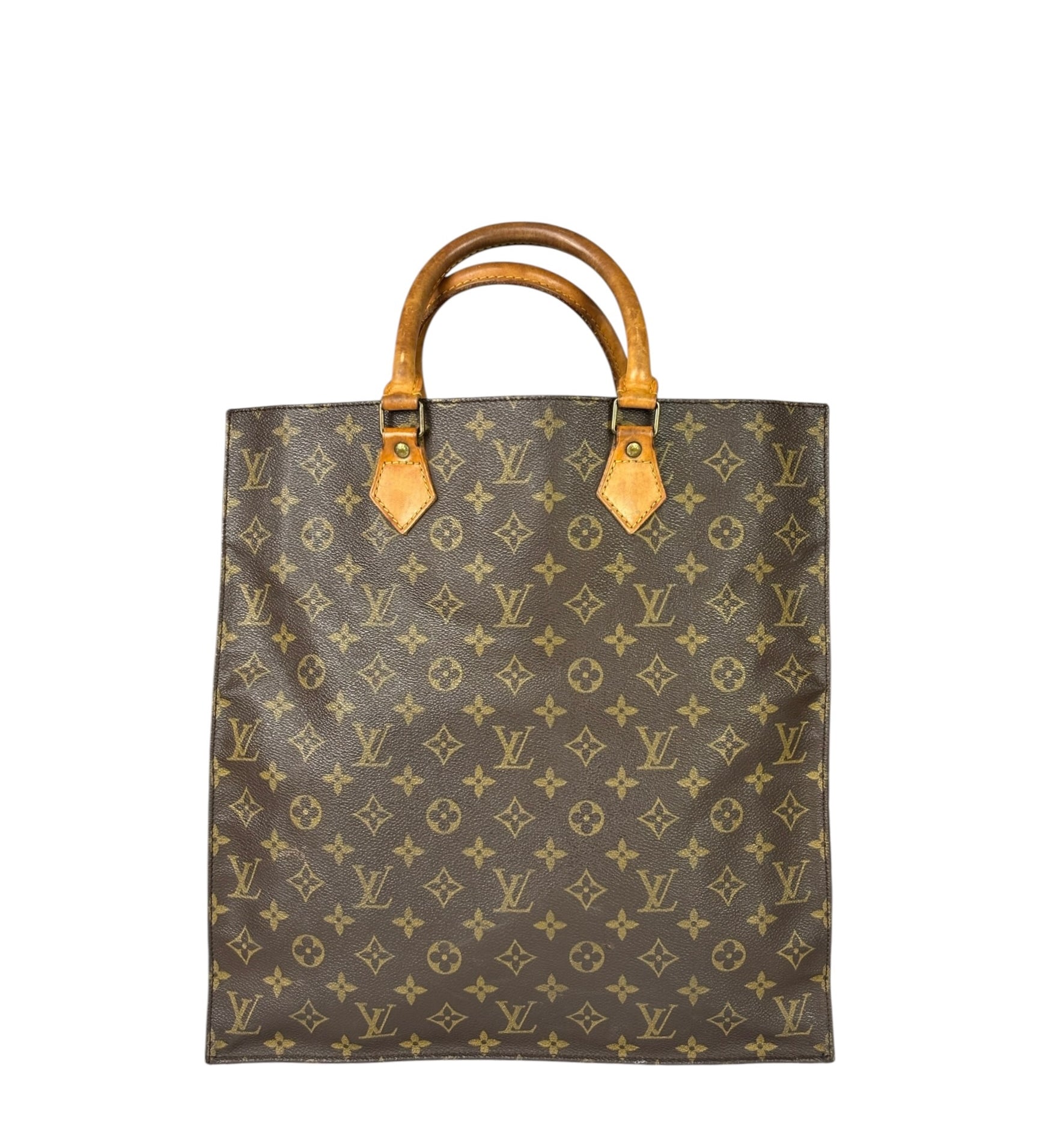 Louis Vuitton Monogram Sac Plat Tote Bag