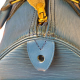 Louis Vuitton Blue Epi Leather Speed 25