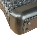 Bottega Veneta Black Intrecciato weave Shoulder bag