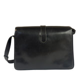 Gucci Black Leather Flap Bag