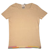 Chanel Ivory Cashmere Short Sleeved Top