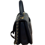 Chanel Navy Quilted Lambskin Small Trendy Flap Bag