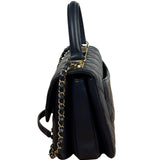 Chanel Navy Quilted Lambskin Small Trendy Flap Bag