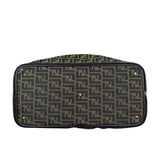 Fendi Vintage Zucca Canvas Collapsible Shoulder Bag