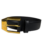 Gucci Black Leather Belt