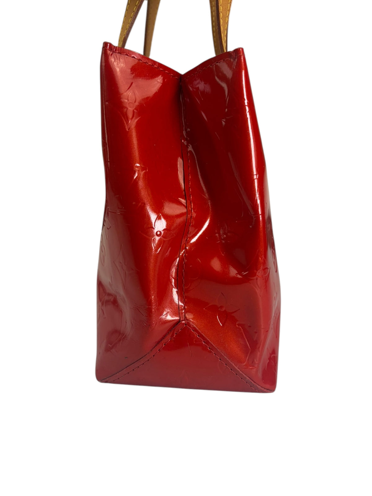 Louis Vuitton Red Vernis Reade Tote PM