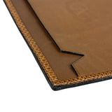 Valentino Brown Tan Leather Flat Pouch