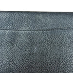 Burberry Vintage Black Pebbled Leather Crossbody Flap Bag