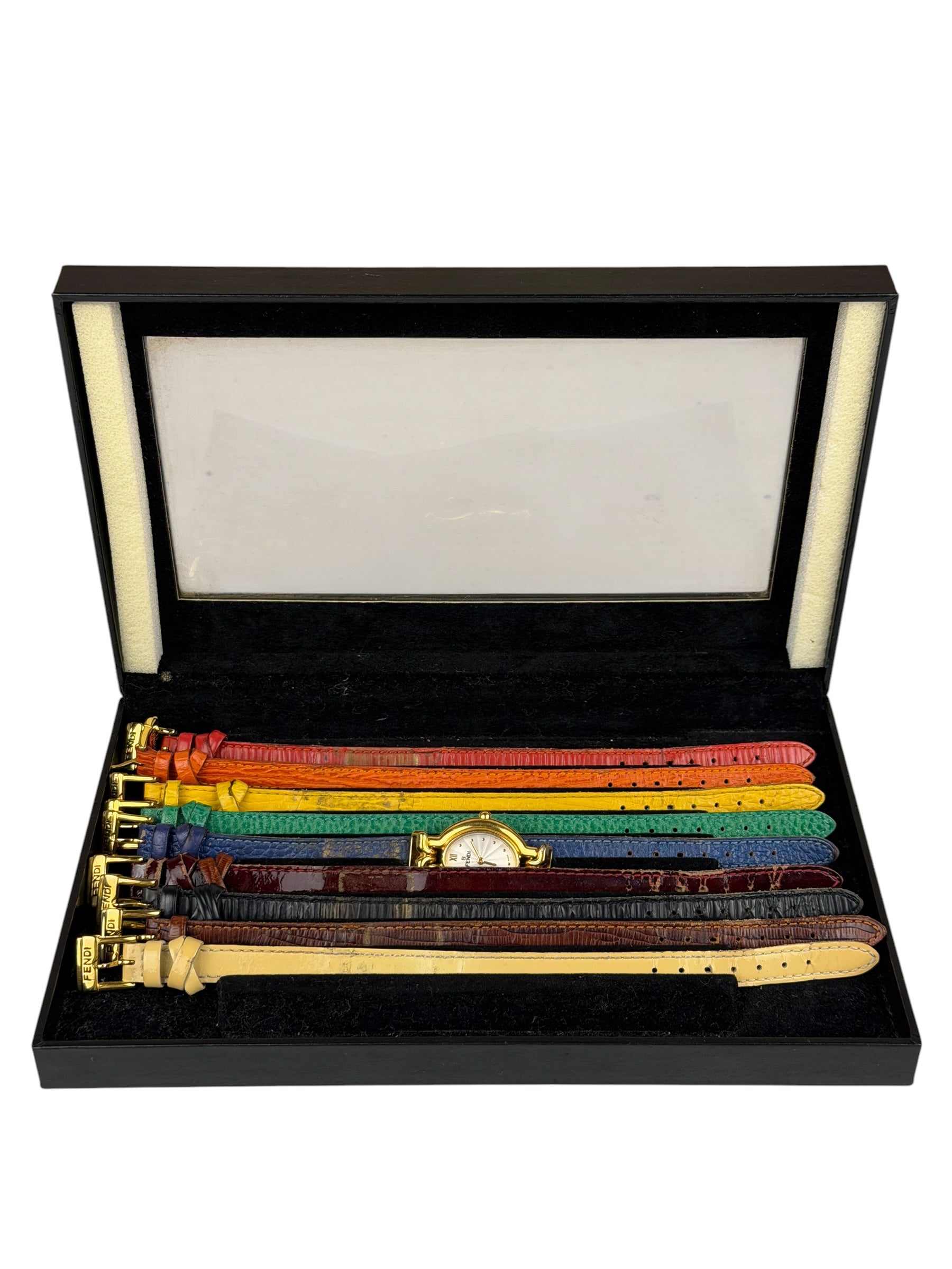 Fendi Vintage Chameleon Interchangeable Strap Watch Set - 640L