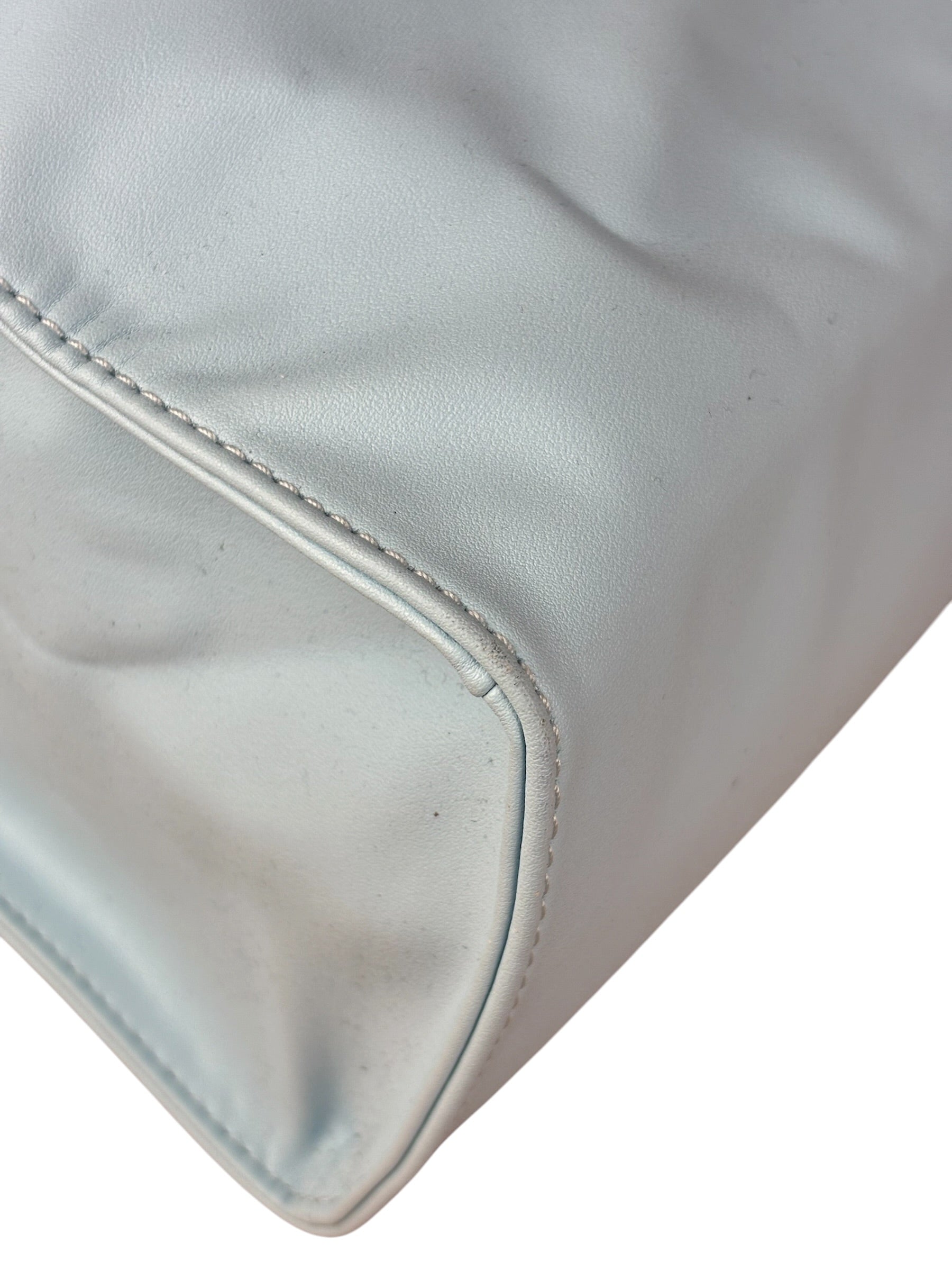 Telfar Light Blue Shopping Tote Bag